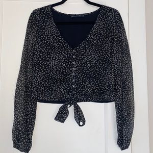 Abercrombie & Fitch Cheetah Blouse